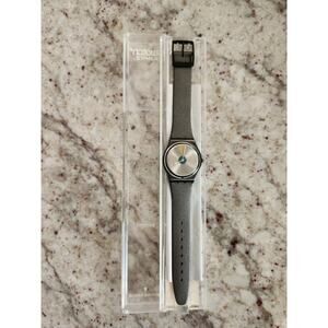 VINTAGE 1988 Swatch GX109 "Glowing Arrow" 34mm Swiss Made Watch NOS